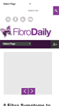 Mobile Screenshot of fibrodaily.com